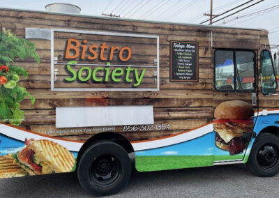Bistro Society Truck Graphics Side View