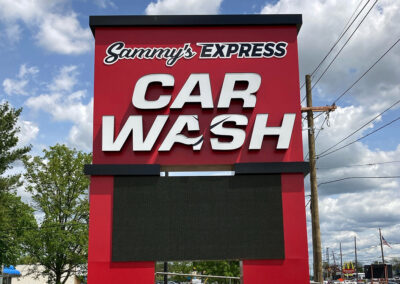Sammy's Car Wash LED Sign