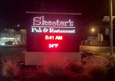 Skeeter's Pub & Restaurant LED Message Sign