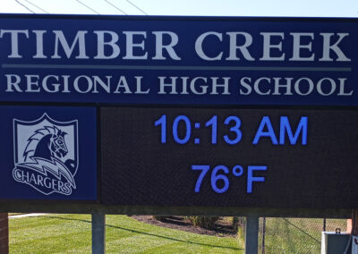 Timber Creek High School LED Message Board Sign