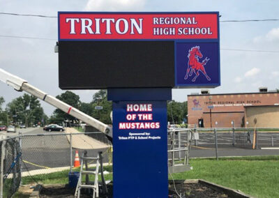 Triton High School LED Message Board Sign