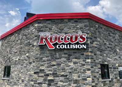 Rocco's Collision Illuminated Cloud Channel Letters