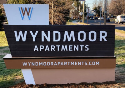 Wyndmoor Apartments Monument Sign