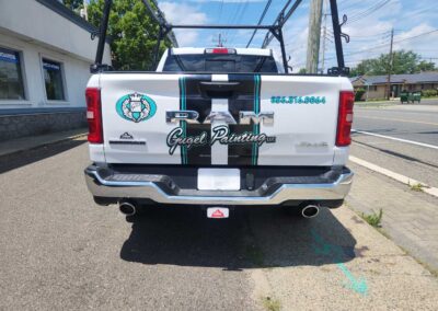 Residential & commercial painting company tailgate graphics